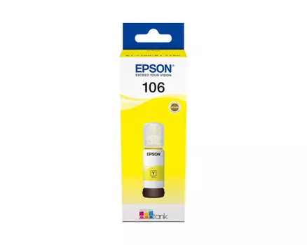 Картридж желтый Epson 106, C13T00R440