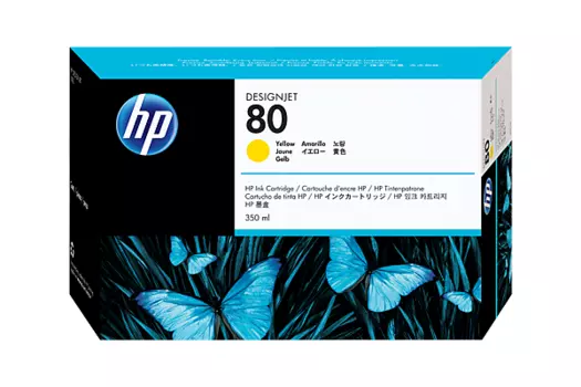 Картридж желтый HP Inc. 80, C4848A