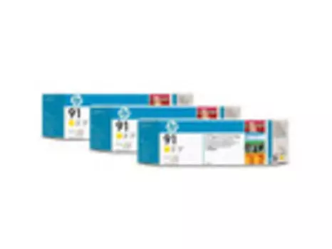 Картридж желтый HP Inc. 91, C9485A