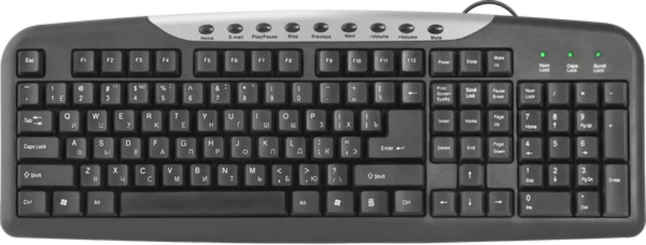 Клавиатура Defender HM-830 45830, цвет черный