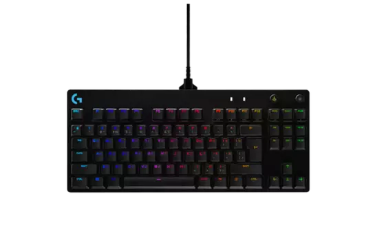 Клавиатура LOGITECH Gaming Pro, USB, черный [920-009393]