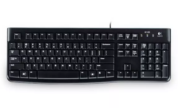 Клавиатура Logitech K120 920-002522, цвет черный