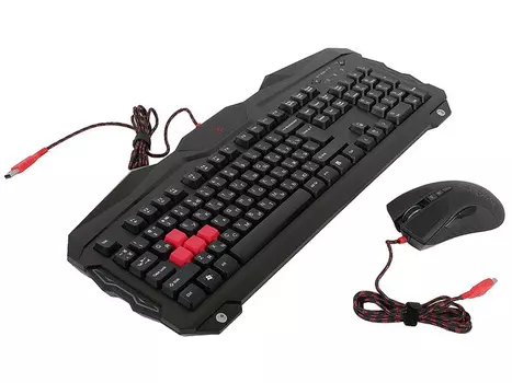 Клавиатура+мышь A4tech Bloody Q2100/B2100, дизайнерский рисунок