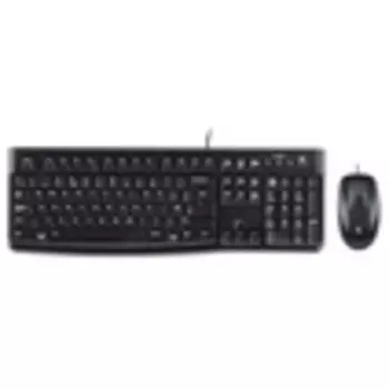 Клавиатура+мышь Logitech MK120 920-002561, цвет черный