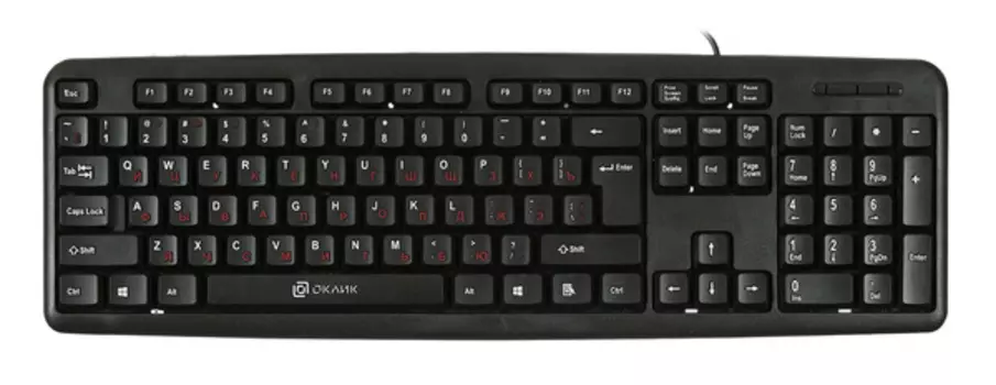 Клавиатура Oklick KB 90MV2 1185967, цвет черный
