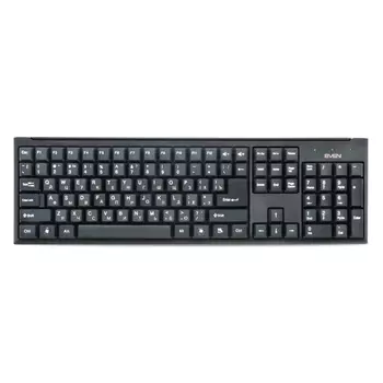 Клавиатура SVEN Standard USB+PS/2 SV-03100303PU, цвет черный