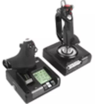 Контроллер для игровых симуляторов Logitech G X52 PROFESSIONAL H.O.T.A.S. (джойстик и рычаг управления двигателем для