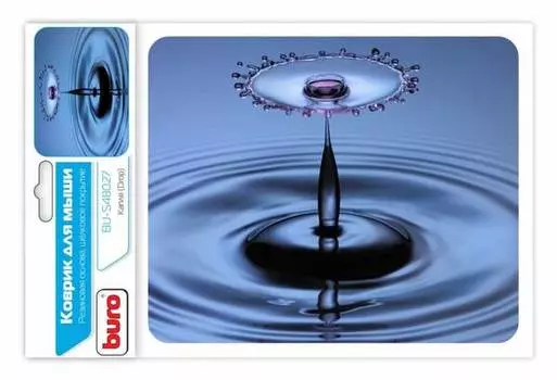 Коврик для мыши BURO BU-S48027, рисунок/капля