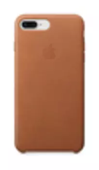 Кожаный чехол Apple Leather Case для iPhone 8 Plus/7 Plus, цвет (Saddle Brown) золотисто-коричневый
