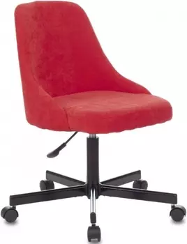 Кресло Бюрократ CH-340M красный Velvet 88 крестовина металл