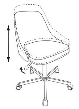 Кресло Бюрократ CH-340M оливковый сон 38-408 крестовина металл