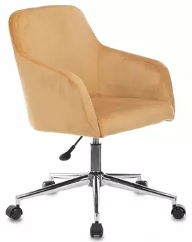 Кресло Бюрократ CH-380SL янтарный Italia 9 крестовина металл хром