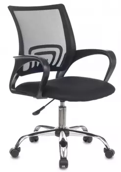 Кресло Бюрократ CH-695NLTSL черный TW-01 TW-11 сетка/ткань крестовина металл хром