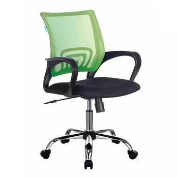 Кресло Бюрократ CH-695NSL салатовый TW-03A сиденье черный TW-11 сетка/ткань крестовина металл хром