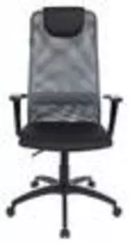 Кресло руководителя Бюрократ KB-8/DG/TW-12 серый TW-04 TW-12 сетка