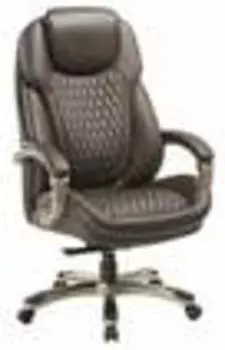 Кресло руководителя Бюрократ T-9917/BROWN коричневый рец.кожа/кожзам