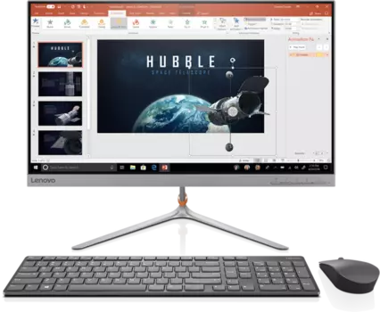 Lenovo Professional Ultraslim Wireless Combo Keyboard and Mouse- Russian/Cyrillic ( 1 x 2.4 GHz nano USB receiver, 1 x