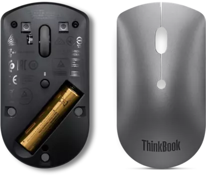 Lenovo ThinkBook Bluetooth Silent Mouse grey