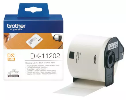 Лента белый Brother DK11202