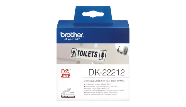 Лента белый Brother DK22212