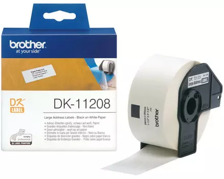 Лента черный Brother DK11208