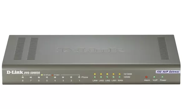 Маршрутизатор D-Link DVG-5008SG, 8 FXS VoIP Gateway