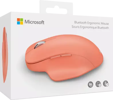 Microsoft Bluetooth® Ergonomic Mouse Peach