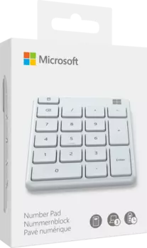 Microsoft Bluetooth Number pad Monza, Grey
