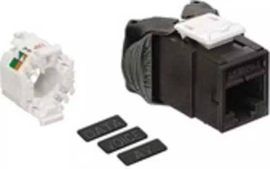 Модуль Brand-Rex Atlas-X1 5EUJK-RE5 информационный QuickPortRJ45 кат.5E UTP черн. (упак.:1шт)