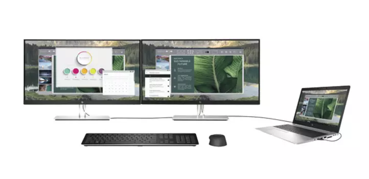 Монитор HP E24u G4 23.8-inch черный