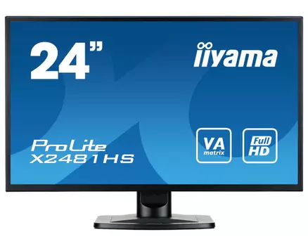 Монитор Iiyama X2481HS 23.6-inch черный