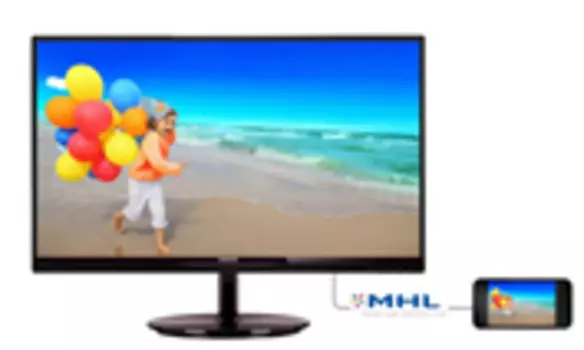 Монитор Philips 224E5QHSB 21.5'' черный