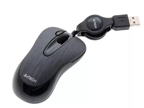 Мышь A4tech N-60F-1, цвет серый