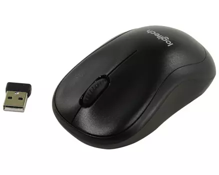 Мышь Logitech B220 910-004881, цвет черный