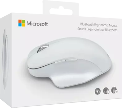 Мышь Microsoft Bluetooth Ergonomic Mouse Monza Gray, ледниковый (арт. 222-00027)