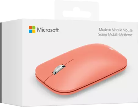Мышь Microsoft Corporation Wireless Modern Mobile KTF-00051, цвет светло-оранжевый