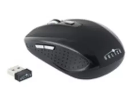 Мышь Oklick USB 455MW TM-8100 BLACK RUBBER, цвет черный