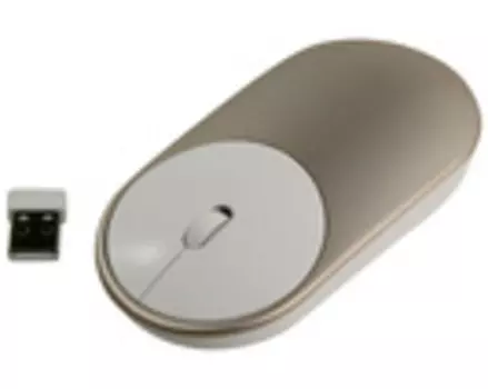 Мышь Xiaomi Mi Portable Mouse Gold HLK4008GL, цвет белый