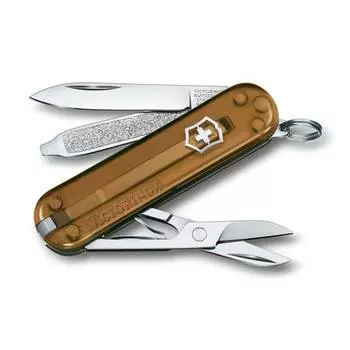 Нож перочинный Victorinox Classic Chocolate Fugde (0.6223.T55G) 58мм 7функций карт.коробка