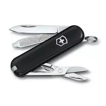 Нож перочинный Victorinox Classic Dark Illusion (0.6223.3G) 58мм 7функций карт.коробка
