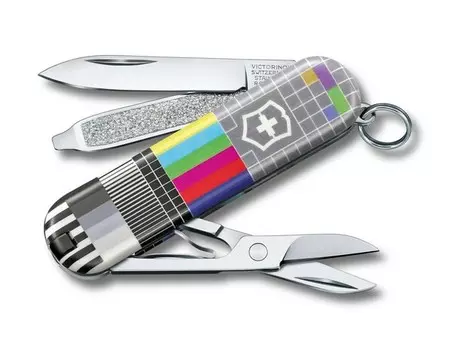 Нож перочинный Victorinox Classic LE2021 Retro TV (0.6223.L2104) 58мм 7функций карт.коробка