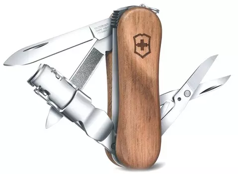 Нож перочинный Victorinox NailClip Wood 580 (0.6461.63) 65мм 6функций дерево