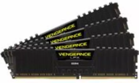 Оперативная память Corsair Desktop DDR4 3000МГц 4x16GB, CMK64GX4M4C3000C15, RTL