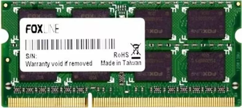 Оперативная память Foxline Laptop DDR3 1600МГц 4GB, FL1600D3S11S1-4G, RTL