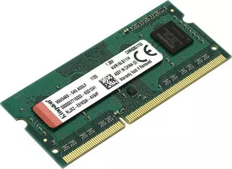 Оперативная память Kingston Desktop DDR3L 1600МГц 4GB, KVR16LS11/4WP