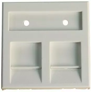 Панель Brand-Rex MMCUNILGD45001 лицевая 2x белый (упак.:1шт)