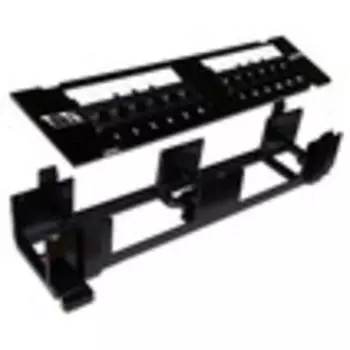 Патч-панель Lanmaster TWT-PP12UTP-H 10" 1U 12xRJ45 кат.5e UTP