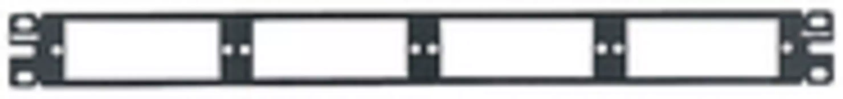 Патч-панель наборная Panduit CFAPPBL1 19" 1U 4xFAP
