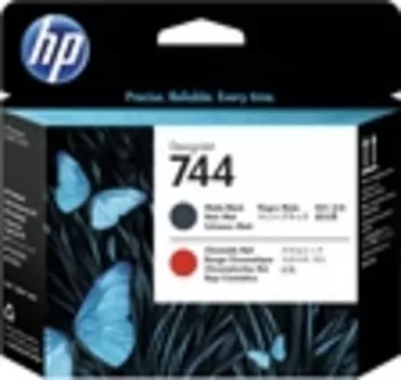 Печатающая головка черный, красный HP Inc. 744, F9J88A