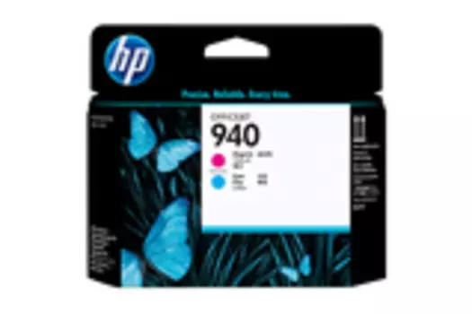 Печатающая головка голубой, пурпурный HP Inc. 940, C4901A
